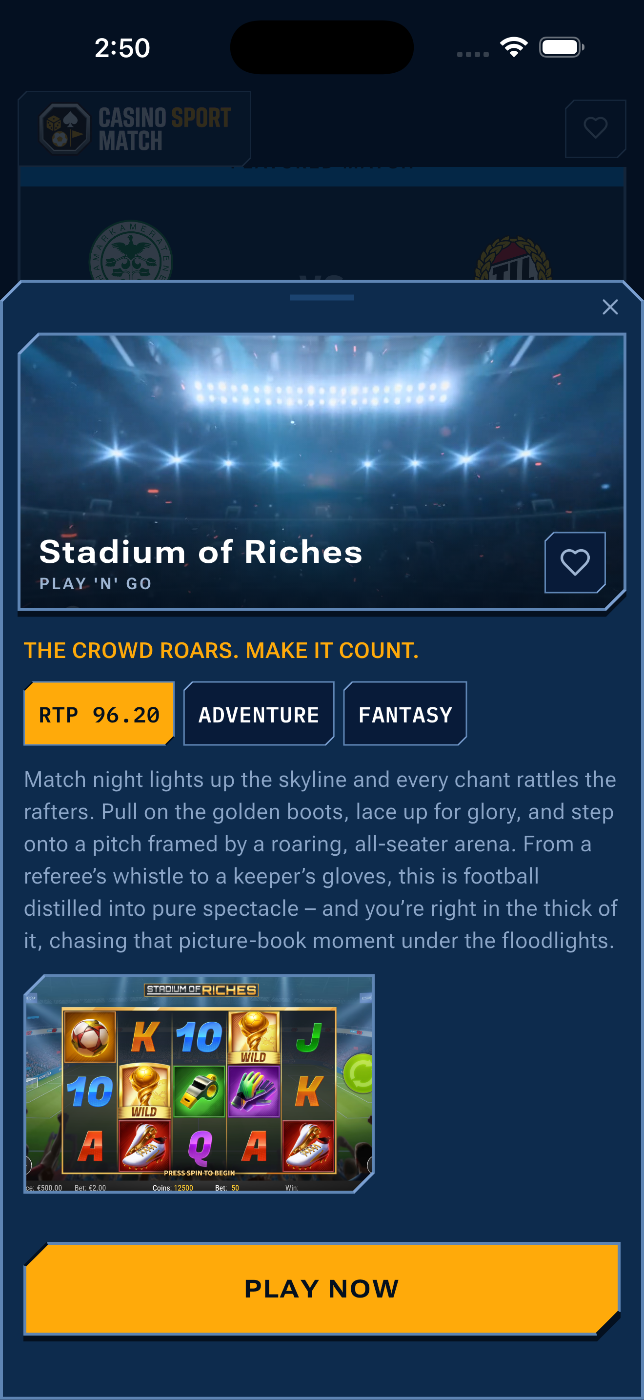 Game detail